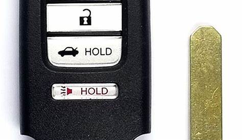 2018 Honda Accord keyless remote entry key fob with push to start