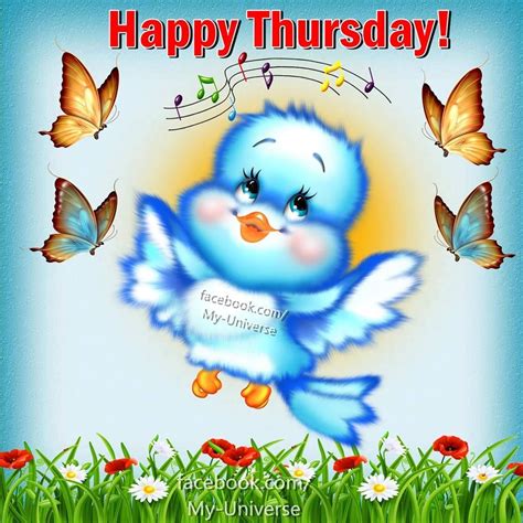 Singing Bird Thursday Quote Happy Thursday Images Thursday Greetings