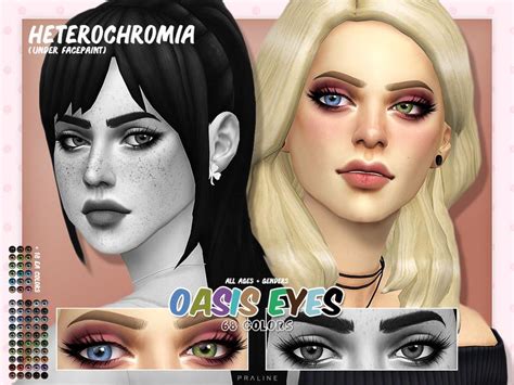 Sims Heterochromia Eyes Mod