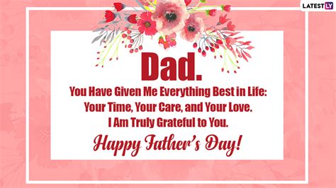 Happy Fathers Day 2021 Messages From Daughter Whatsapp Status Wishes