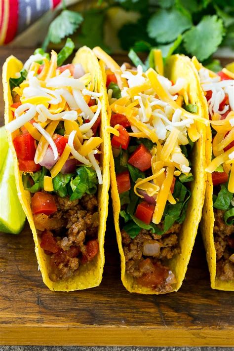See full list on foodnetwork.com Ground Beef Tacos - Dinner at the Zoo