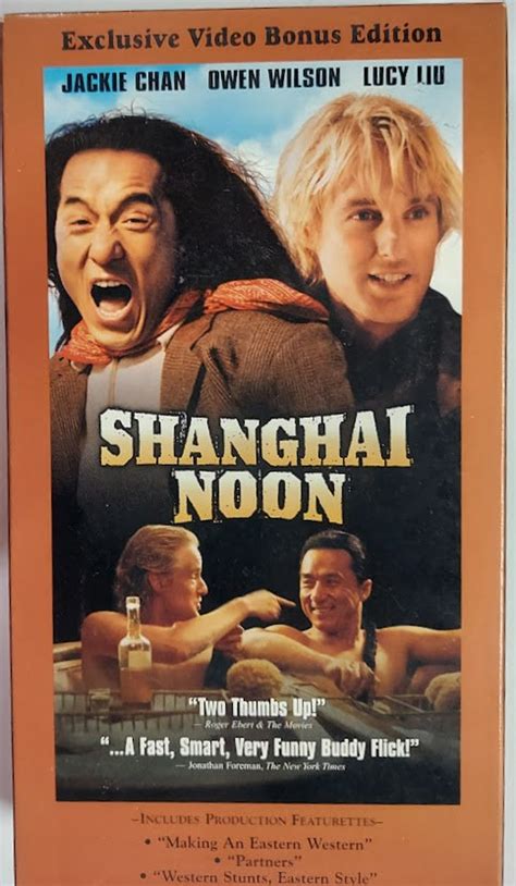 Vhs 2000 Vintage Movie Titled Shanghai Noon Starring Jackie Etsy