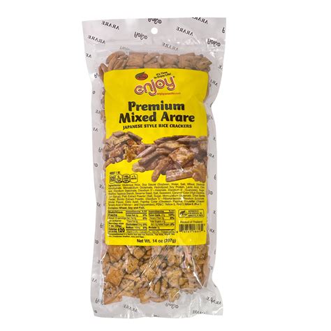 Enjoy Premium Mixed Arare Rice Cracker 14 Oz