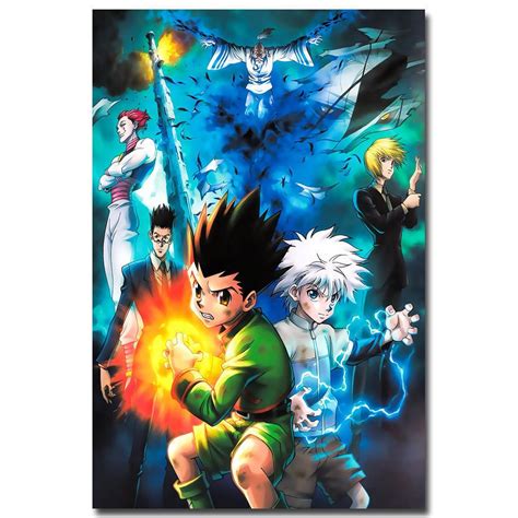 Hunter X Hunter Anime Poster Killua Zoldyck Gon Freecss 32x24