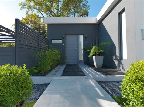 Une entrée de maison design pour une maison moderne. Entrée de maison : les idées d'aménagement pour un ...