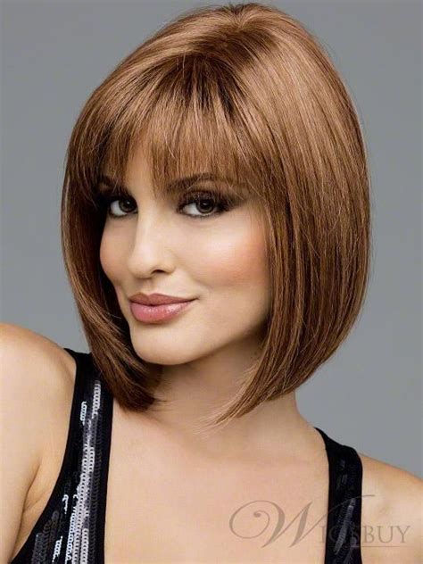 Shoulder Length Bob With Bangs The Sporty Straight