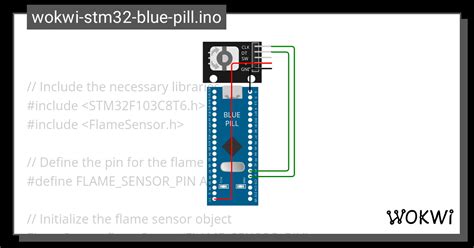 Flame Sensors On Blue Pill Stm32 Copy Wokwi Esp32 Stm32 Arduino