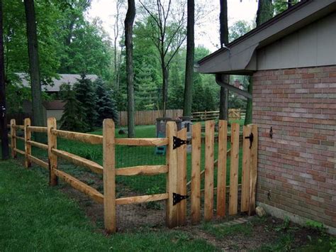 Split Rail Walk Gate Rail Fence Split Rail Fence Cedar Split Rail Fence