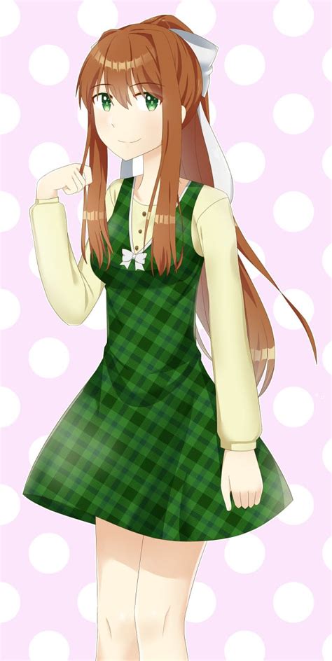Monika Is Wearing Casual Clothing For Her Date With You 💚💚💚 By