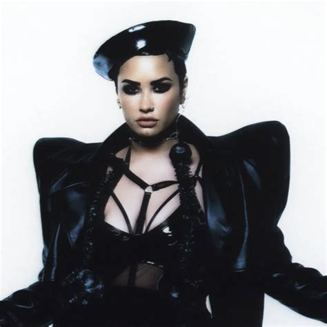 Demi Lovatos Holyfvck Black Leather Coat The Leatherz