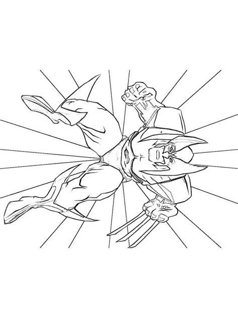 Check spelling or type a new query. Wolverine coloring pages. Free Printable Wolverine ...