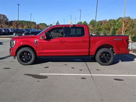 2022 Ford F 150 Platinum 5995 Miles Rapid Red Metallic Tinted Clearcoat