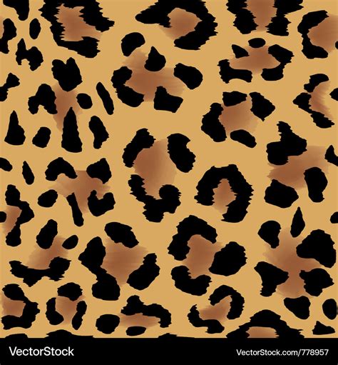 Leopard Skin Pattern Royalty Free Vector Image