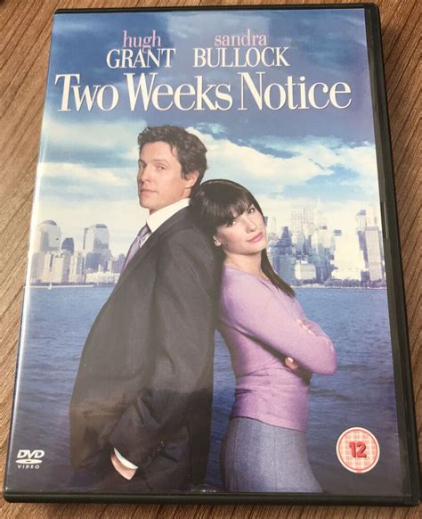 Two Weeks Notice Dvd 2003 For Sale Online Ebay Hugh Grant Two