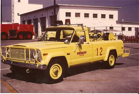 Usaf 1974 Jeep Ansul P 13 74l 125 March Afb Fire Trucks At War