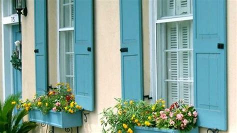 Maybe you would like to learn more about one of these? Flower Box Print of White House with Light Blue Shutters ...