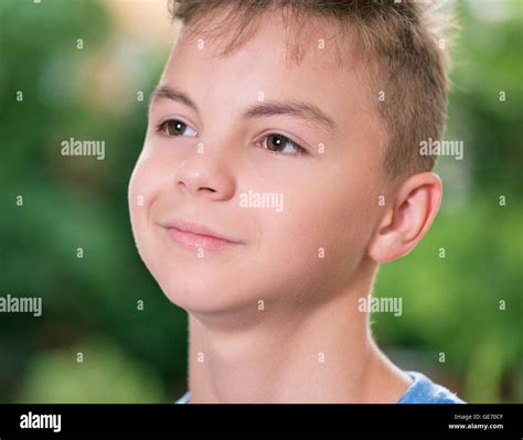 Teenager Face Portrait Smiling Boy Hi Res Stock Photography And Images