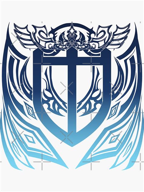 Ffxiv Paladin Job Symbol Ff Style Sticker For Sale By Farryn Arts