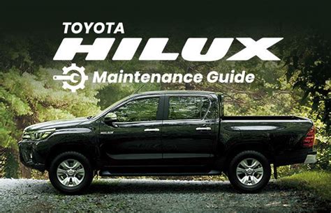 Toyota Hilux Service Checklist