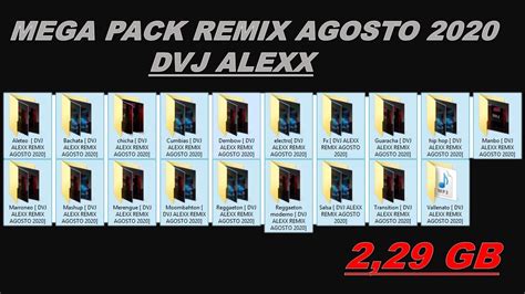 Mega Pack Remix Agosto 2020 Youtube