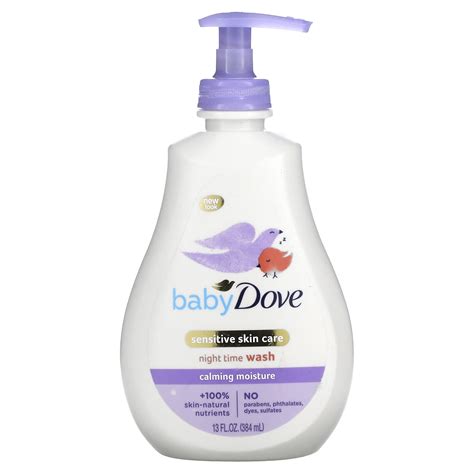 Dove Baby Sensitive Skin Care Night Time Wash Calming Moisture 13