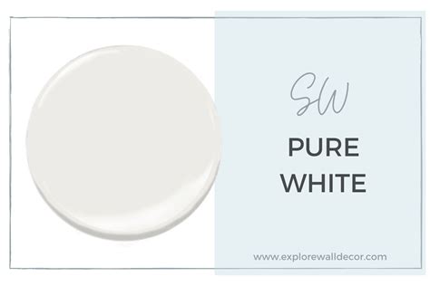 Sherwin Williams Pure White Paint Color Review Explore Wall Decor