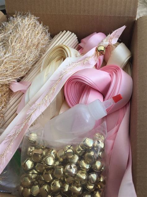 100 Diy Wedding Wand Kit Your Choice Of Ribbon Color Etsy In 2021