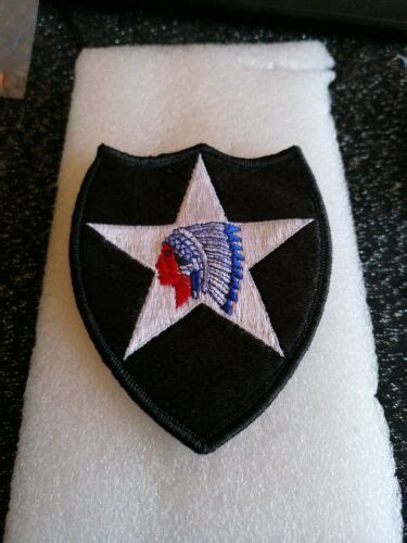 Superbe Patch Armee Us 2nd Infantry Division Indian Head Original Ebay