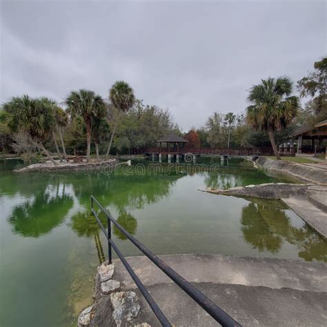 Devil S Den Prehistoric Spring Florida Editorial Stock Photo Image