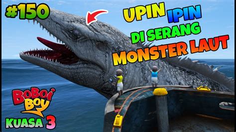 GTA 5 MOD BOBOIBOY KUASA 3 DAN UPIN IPIN DI SERANG MONSTER ...