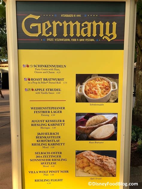 1 full year for only $17.95! Germany: 2019 Epcot Food and Wine Festival | the disney ...