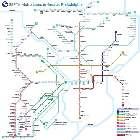 Transit Map Tuesday Septa