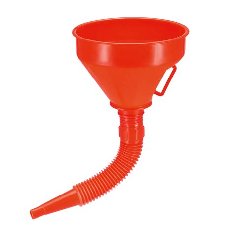 Filter Funnel 6 Plastic Feul Funnel With Tube Red For Petrol Engine