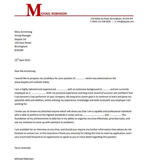 Application Lettre For Job Cover Letter Samples Templates Examples