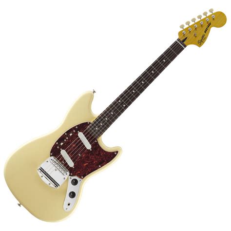 Squier Por Fender Vintage Modified Mustang Vintage White Ex Demo
