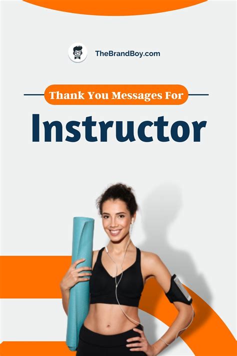 48 Best Thank You Messages For Instructor TheBrandBoy In 2021