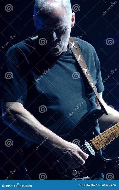 David Gilmour During The Concert Editorial Photography Image Of