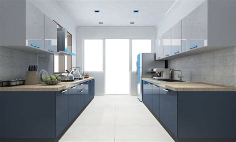 Parallel Modular Kitchen Design