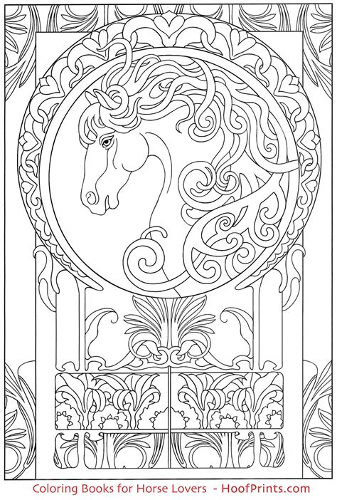 Art Nouveau Animal Designs Coloring Book