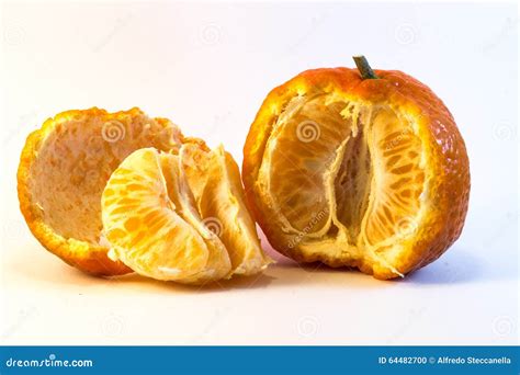 Peeled Tangerine Stock Photo Image Of Tangerines Fresh 64482700