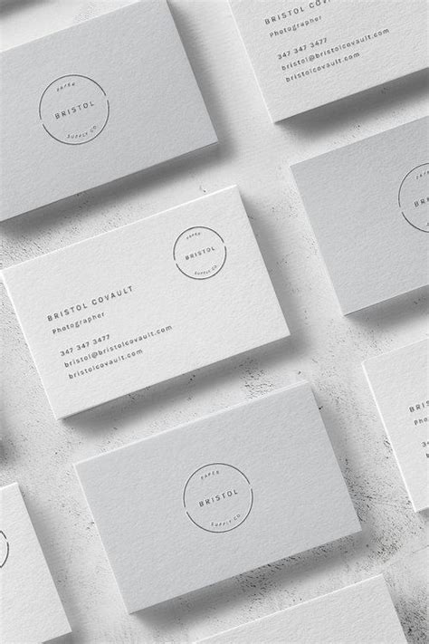 Iroha A Minimal Business Card Design With Modern Font And Color