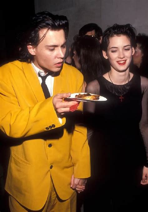 Johnny And Winnie Circa 1991 Johnny Depp And Winona Johnny Depp