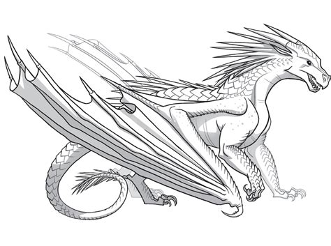 Wings Of Fire Sunny Coloring Pages Coloring Pages