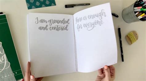 Take A Look Inside The Guide To Mindful Lettering Youtube
