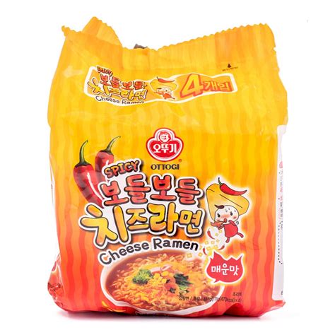 Korean Character Ottogi Cheese Ramen Korean Style Instant Noodles Rich