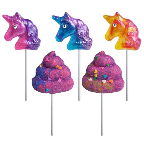 Unicorn Poop Bulk Lollipops By Melville Candy