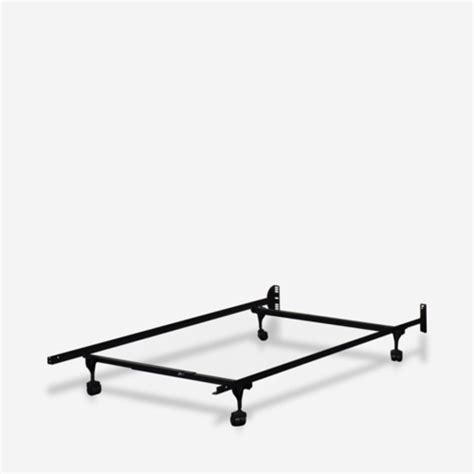 Sleep Country Metal Bed Frame With Lockable Wheels Twin Twin Xl 3