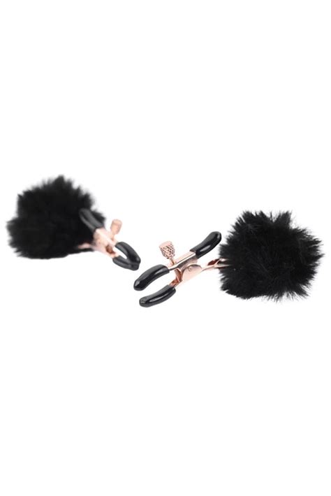 Sex And Mischief Puff Nipple Clamps Black