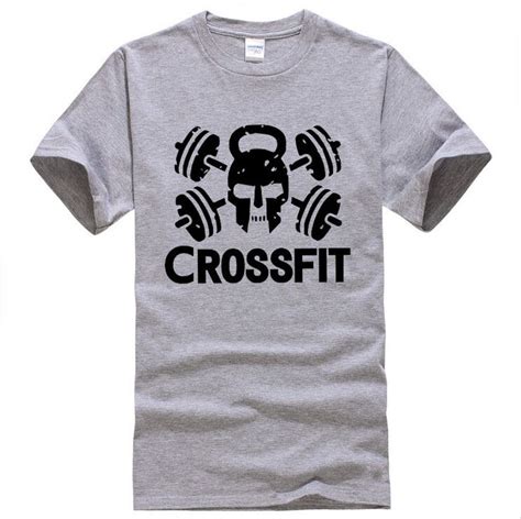 New Sport Tees Crossfit T Shirts Mens Gym Training T Shirt Fitness Top