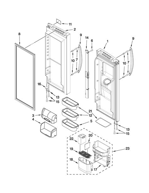Kenmore Refrigerator Model 253 Parts Diagram